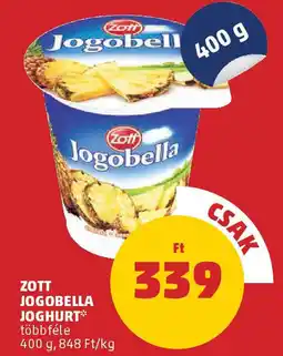 PENNY Zott Jogobella joghurt ajánlat