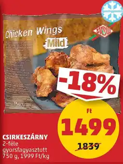 PENNY Csirkeszárny ajánlat