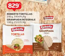Auchan Roberto tortillas, granpiada integrale ajánlat