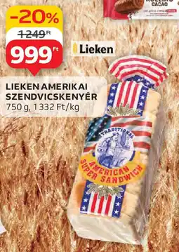 Lieken amerikai szendvicskenyér