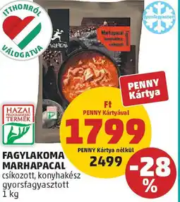 PENNY Fagylakoma marhapacal ajánlat