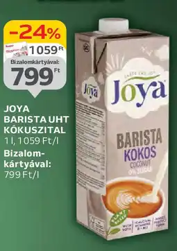 Auchan Joya barista uht kókuszital ajánlat