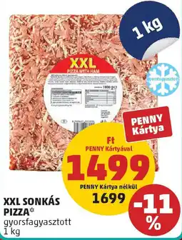 PENNY XXL sonkás pizza ajánlat