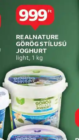 Auchan Realnature görög stílusú joghurt ajánlat