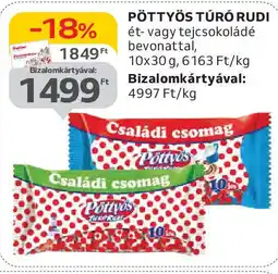 Auchan Pöttyös túró rudi ajánlat
