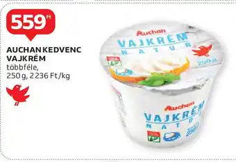 Auchan Auchan kedvenc vajkrém ajánlat