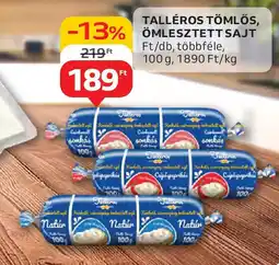 Auchan Talléros tömlős, ömlesztett sajt ajánlat