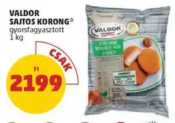 PENNY Valdor sajtos korong ajánlat