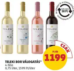 PENNY Teleki Bor válogatás ajánlat