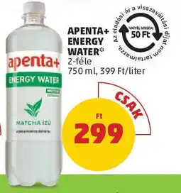 PENNY Apenta+ Energy water ajánlat