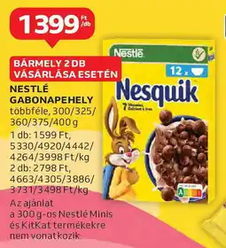 Auchan Nestlé gabonapehely ajánlat