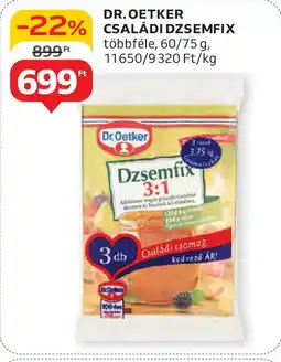 Auchan Dr. Oetker családi dzsemfix ajánlat