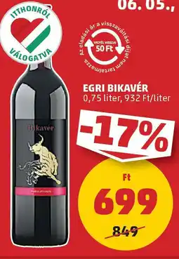PENNY Egri Bikavér ajánlat