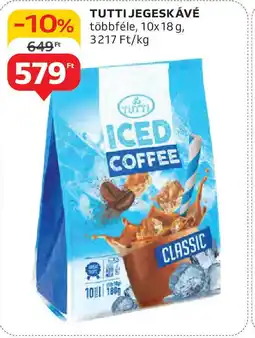 Auchan Tutti jegeskávé ajánlat
