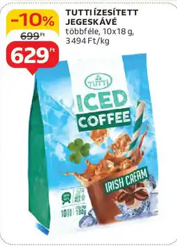 Auchan Tutti ízesített jegeskávé ajánlat