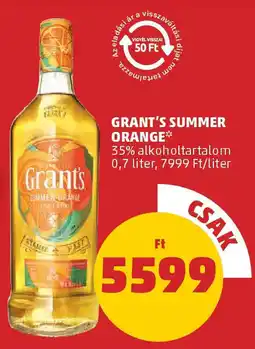 PENNY Grant's Summer Orange ajánlat
