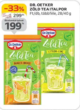 Auchan Dr. Oetker zöld teaitalpor ajánlat