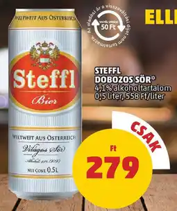 PENNY Steffl dobozos sör ajánlat