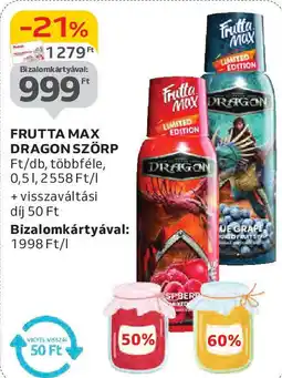 Auchan Frutta max dragon szörp ajánlat