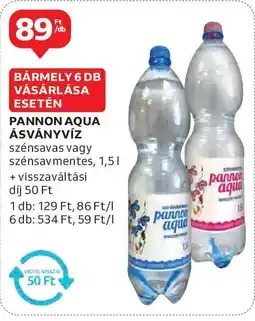 Pannon aqua ásványvíz