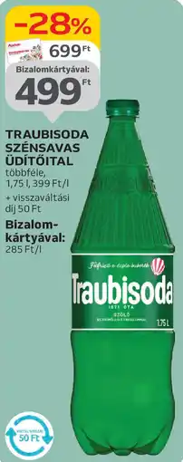 Traubisoda szénsavas üdítőital