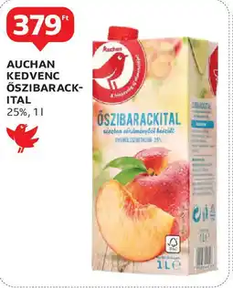 Auchan kedvenc őszibarack- ital