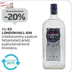 Auchan 1 l-es london hill gin ajánlat