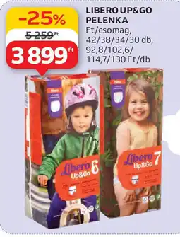 Auchan Libero up&go pelenka ajánlat