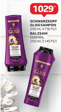 Auchan Schwarzkopf gliss sampon stb. ajánlat