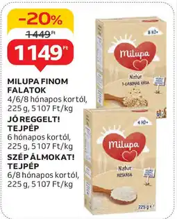 Auchan Milupa finom falatok stb. ajánlat