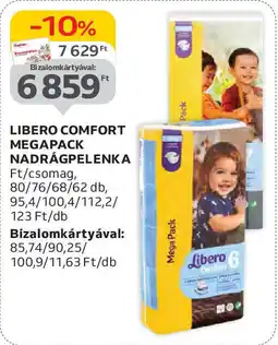 Auchan Libero comfort megapack nadrágpelenka ajánlat
