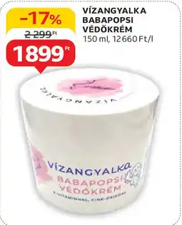 Auchan Vízangyalka babapopsi védőkrém ajánlat
