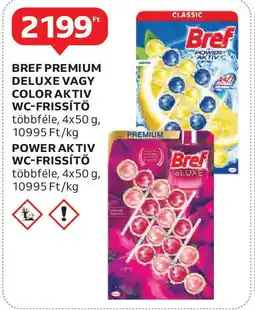 Auchan Bref premium deluxe vagy color aktiv wc-frissítő stb. ajánlat