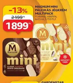 Auchan Magnum mini pálcikás jégkrém multipack ajánlat