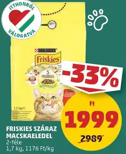 PENNY Friskies Száraz macskaeledel ajánlat