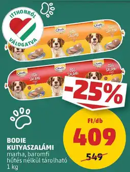 PENNY Bodie kutyaszalámi ajánlat