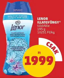 PENNY Lenor illatgyöngy ajánlat
