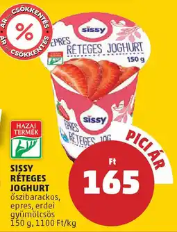 PENNY Sissy réteges joghurt ajánlat
