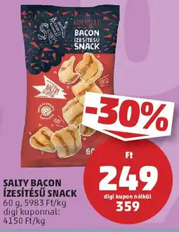 PENNY Salty Bacon ízesítésű snack ajánlat