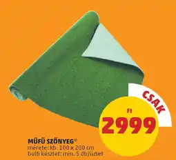 PENNY Műfű szőnyeg ajánlat