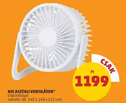 PENNY Kis asztali ventilátor ajánlat