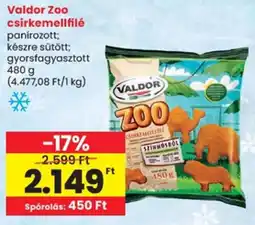 Spar Valdor Zoo csirkemellfilé ajánlat