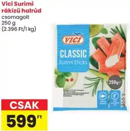 Spar Vici Surimi rákízű halrúd csomagolt ajánlat