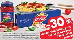 Spar Barilla tészta és tésztaszósz ajánlat
