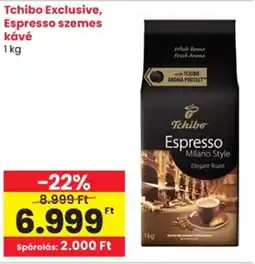 Spar Tchibo Exclusive, Espresso szemes κάνe ajánlat