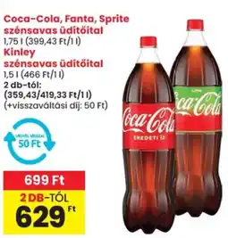 Spar Coca-Cola, Fanta, Sprite, Kinley ajánlat
