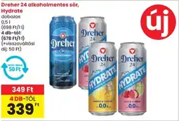 Spar Dreher 24 alkoholmentes sör, Hydrate ajánlat