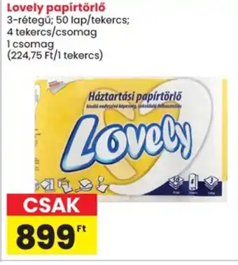 Spar Lovely papírtörlő ajánlat