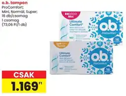 Spar O.B. Tampon ajánlat