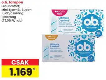 Spar O.B. Tampon ajánlat